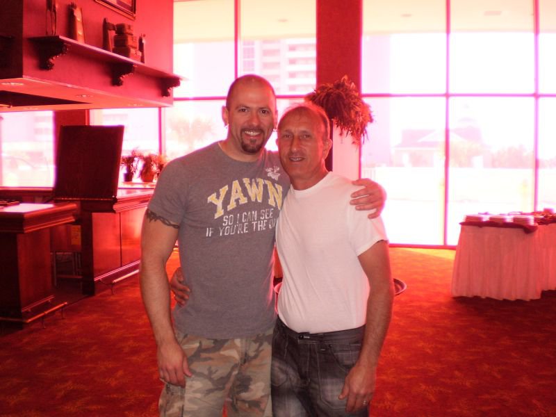 Junior Willis and me